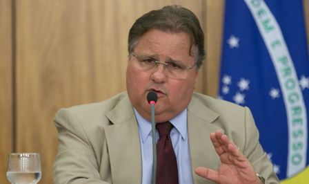 Brasília - Ministro da Secretaria de Governo, Geddel Vieira Lima durante coletiva sobre a reunião dos líderes com o presidente interino, Michel Temer (Fabio Rodrigues Pozzebom/Agência Brasil)